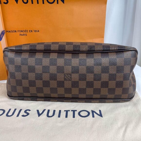 Louis Vuitton Damier Ebene Delightful PM Canvas Semi Shoulder Handbag N41459 - Picture 2 of 9